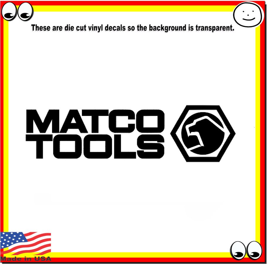 Matco Tools Vinyl Cut Decal Sticker Logo for car truck laptop toolbox