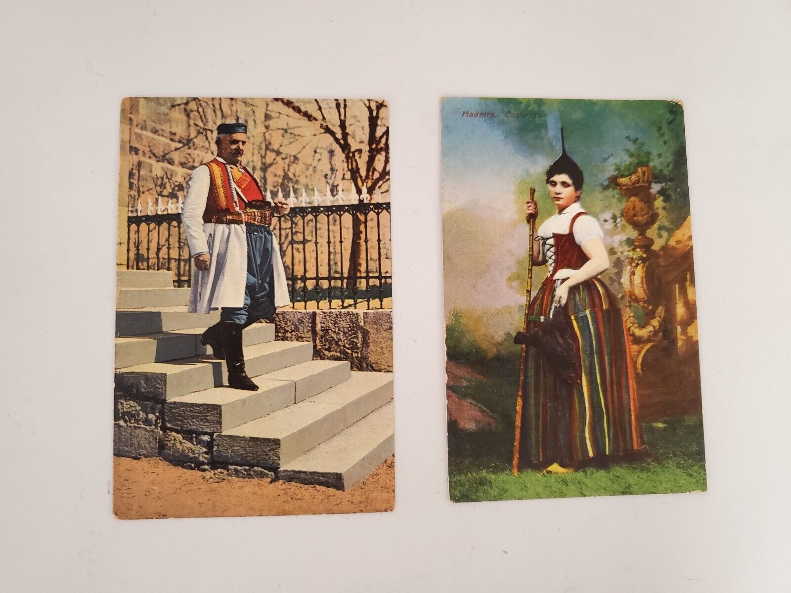 Portugal Porto Ethnic colored  Vintage Postcard