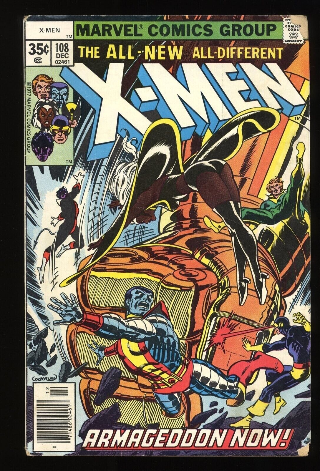 Uncanny X-Men #108, VG 4.0, 1st John Byrne Art on X-Men Title; 1st App Waldo