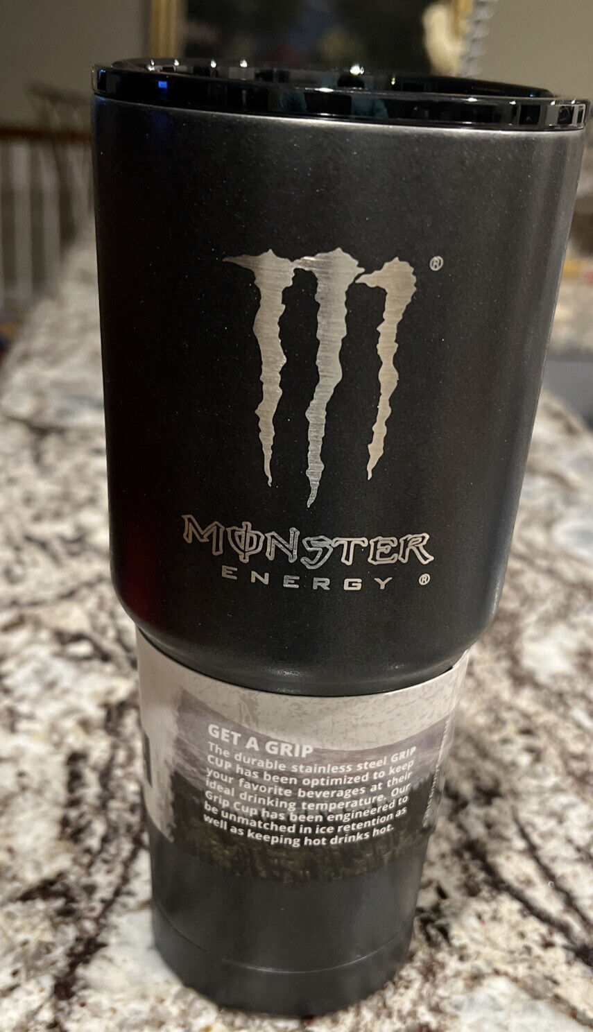 Monster Energy 32 Oz Insulated Metal Tumbler- NOS