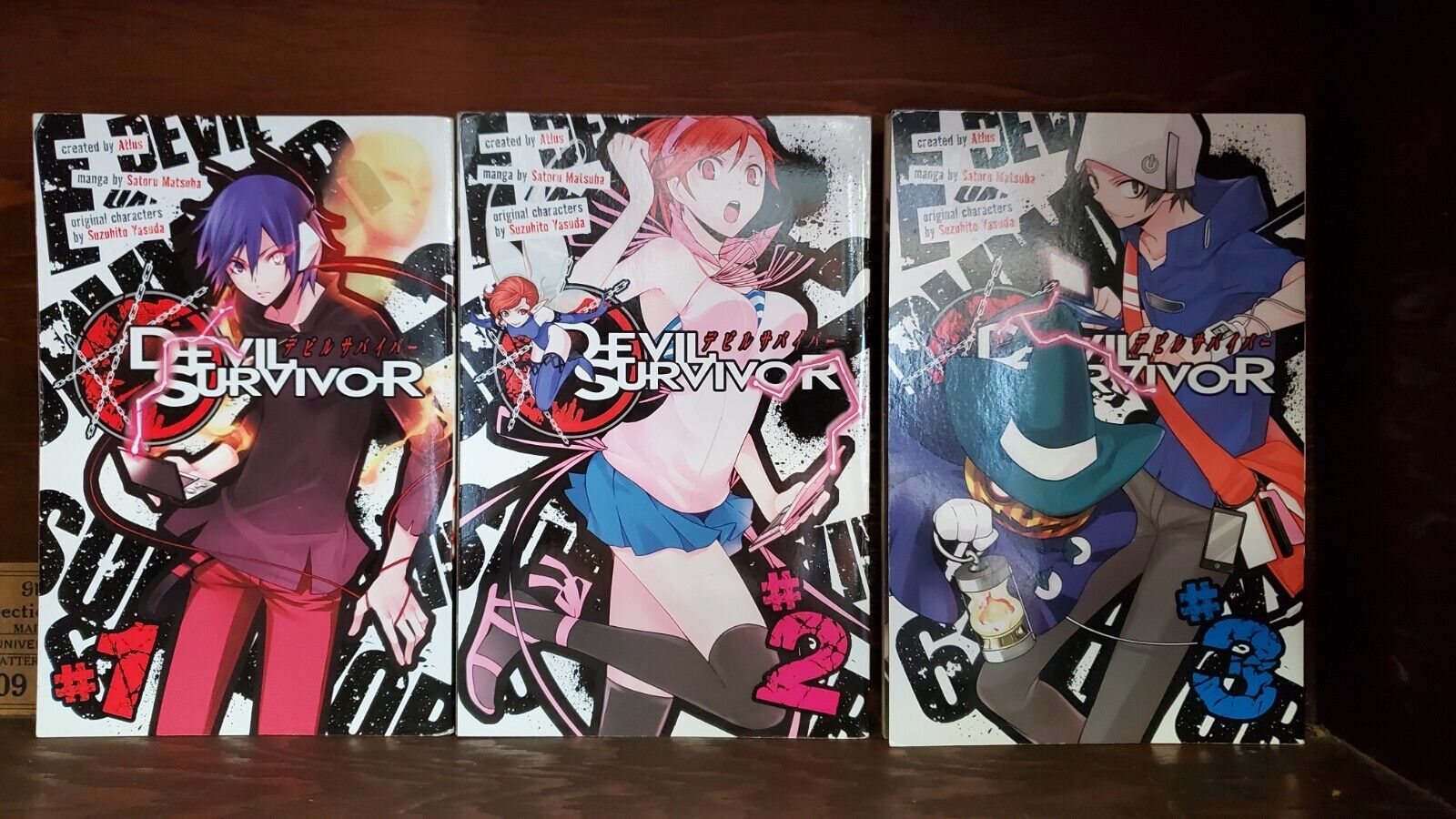 DEVIL SURVIVOR manga volumes 1-3 (ENGLISH)