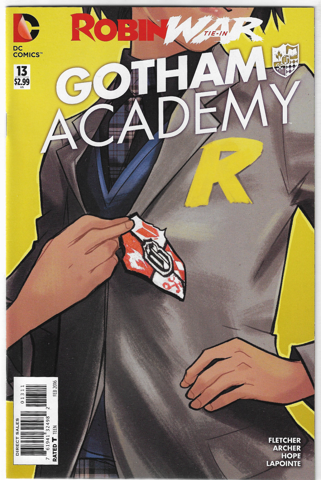 Gotham Academy #13 Robin War Tie-In Brendan Fletcher DC Comics