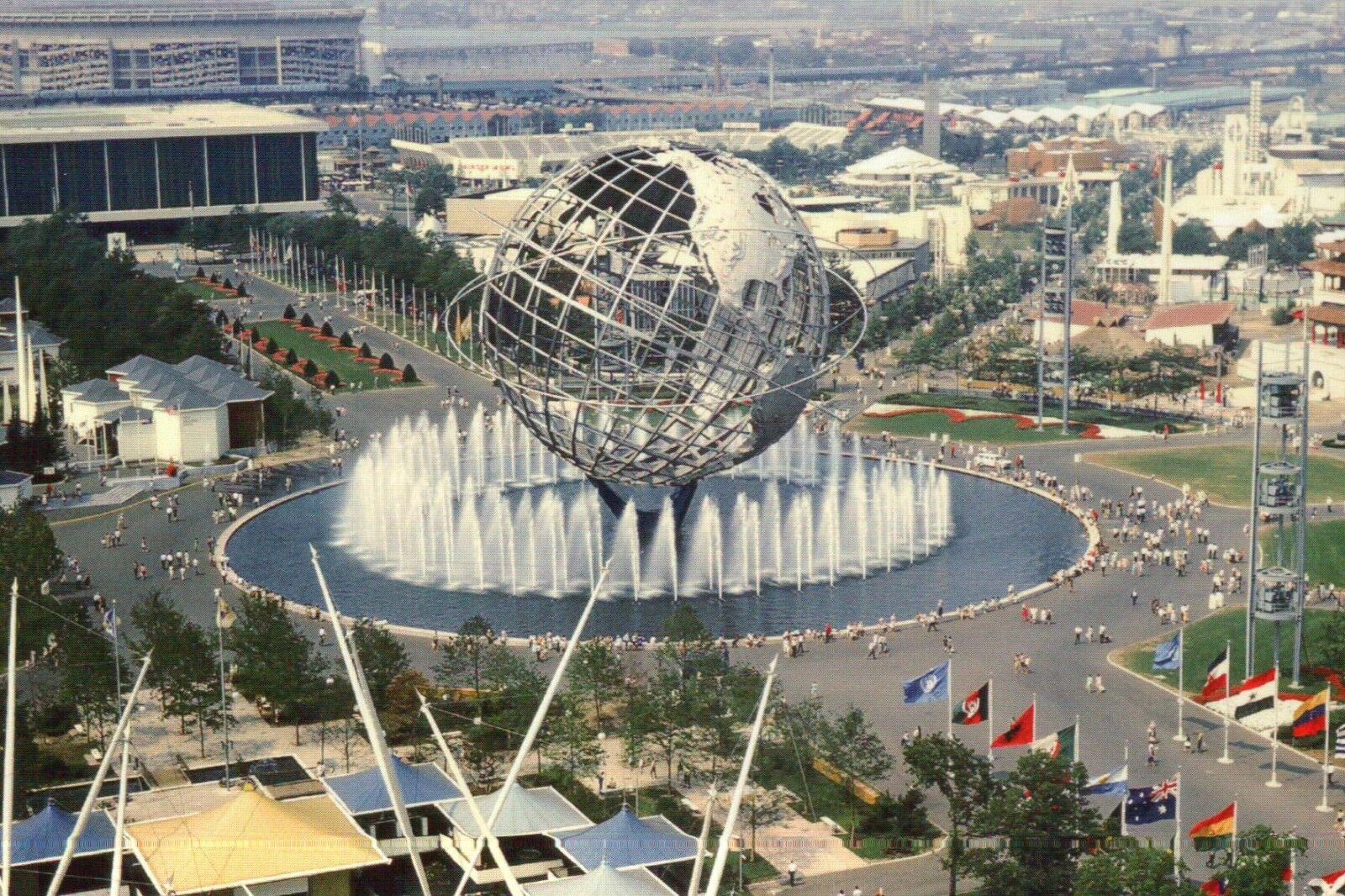 New York World\'s Fair 1964, Unisphere, Shea Stadium, EXPO, NY -- Modern Postcard