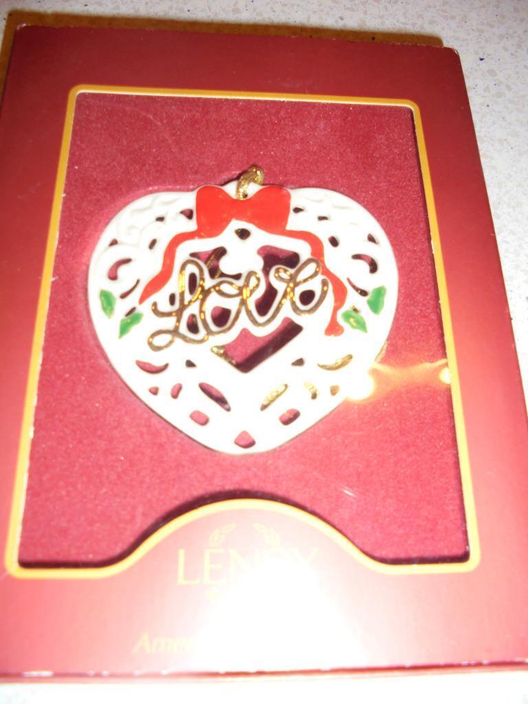Lenox Someone Special I Love You ornament mint in box ~ low fast shipping