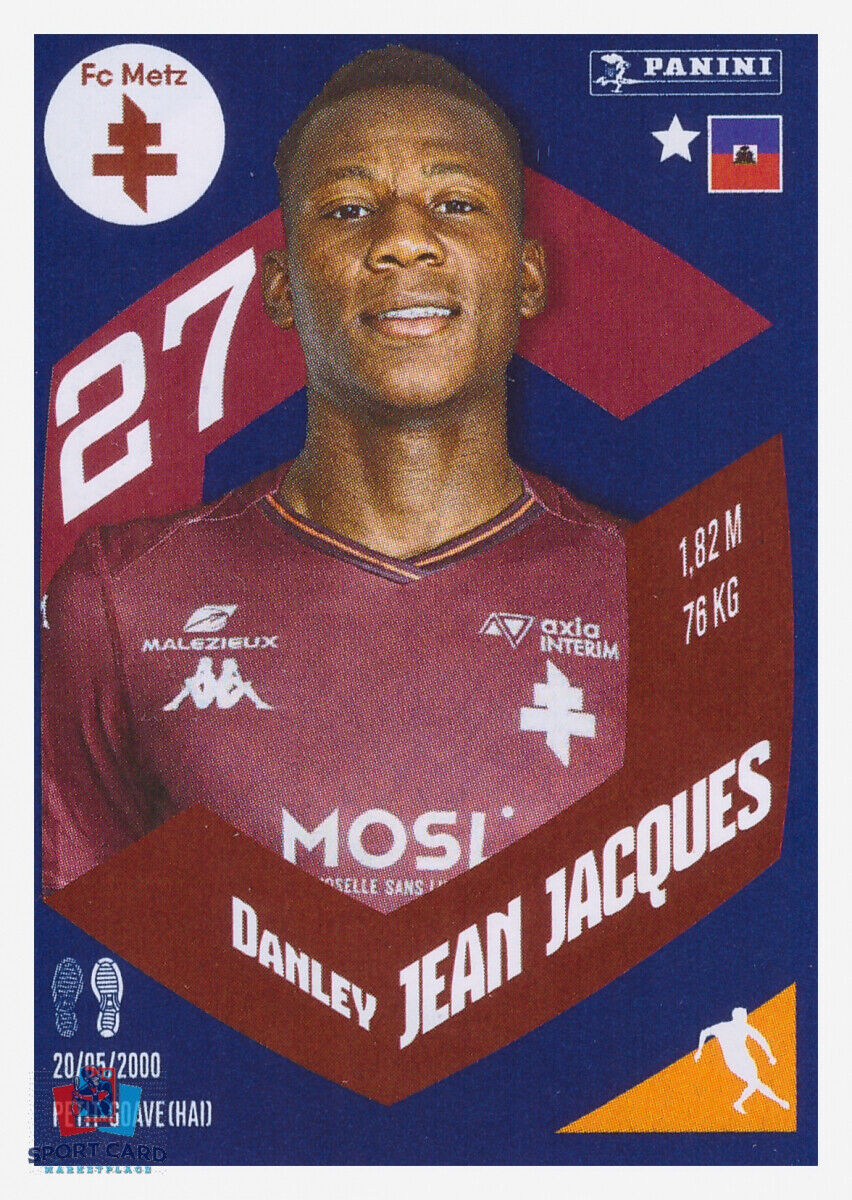 Panini Foot 2024 #222 Danley Jean Jacques FC Metz