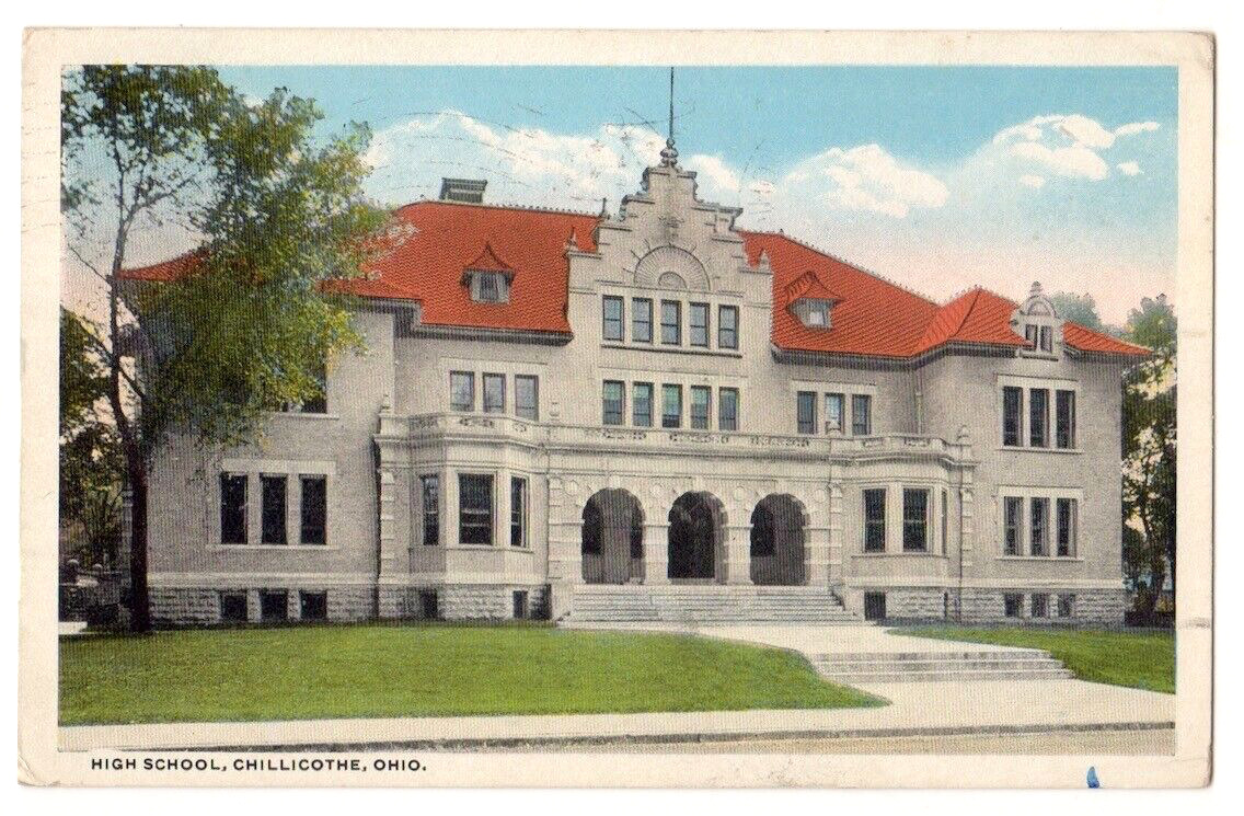 Chillicothe Ohio c1917 High School Building