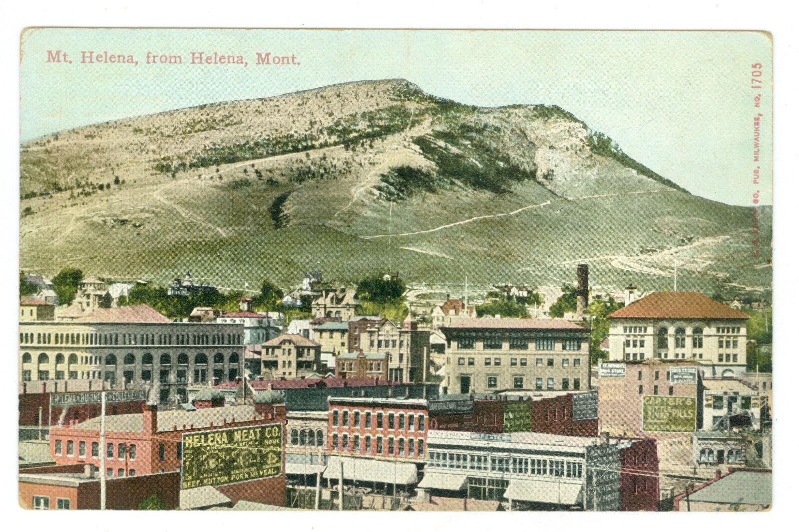 Feb 22, 1912, MT Helena, Helena, Montana Real Photo Postmarked PC