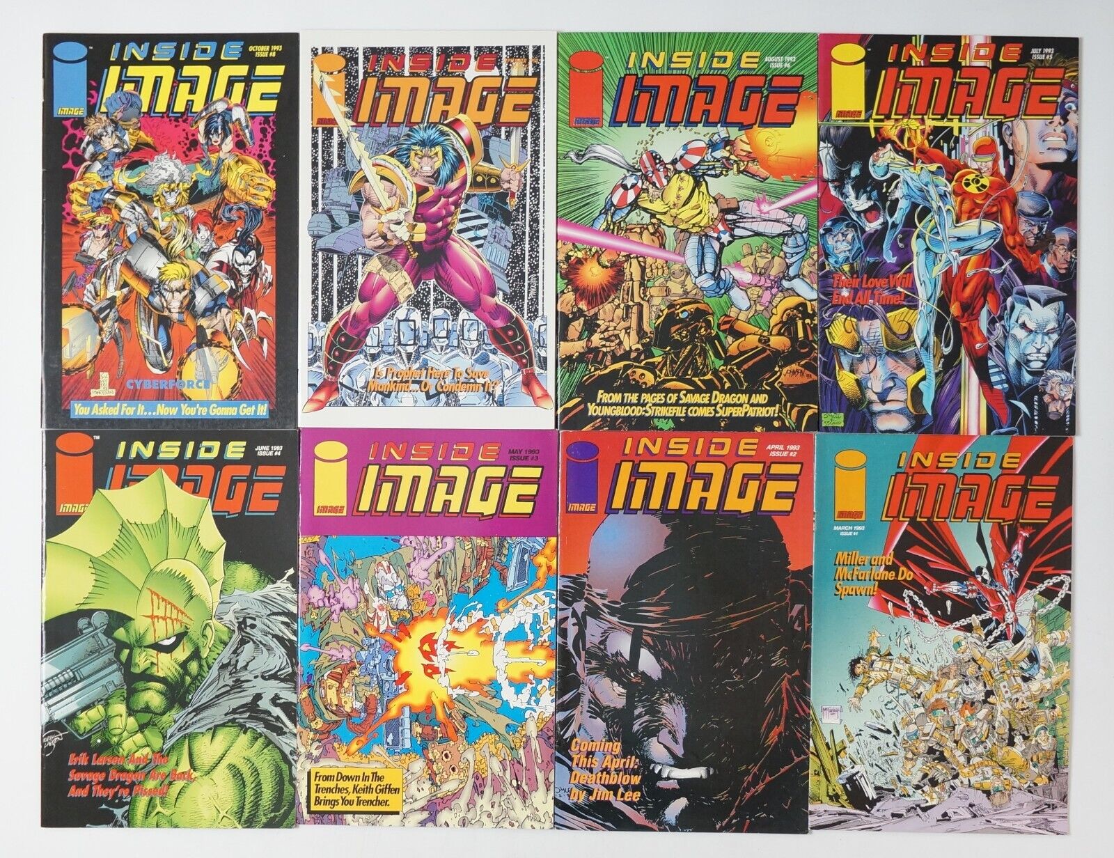 Inside Image #1-26 FN/VF complete series Spawn Deathblow Trencher Maxx Pitt