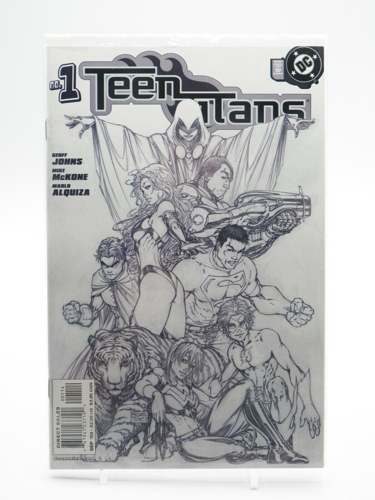 Teen Titans #1 Sketch Cover 2003 DC Comics FN 