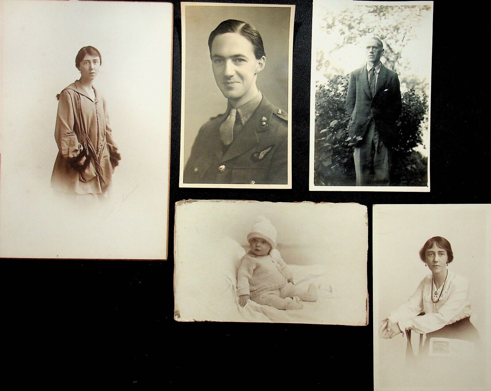 Lot of 5 Vintage Photograph From An English Estate - E11-H