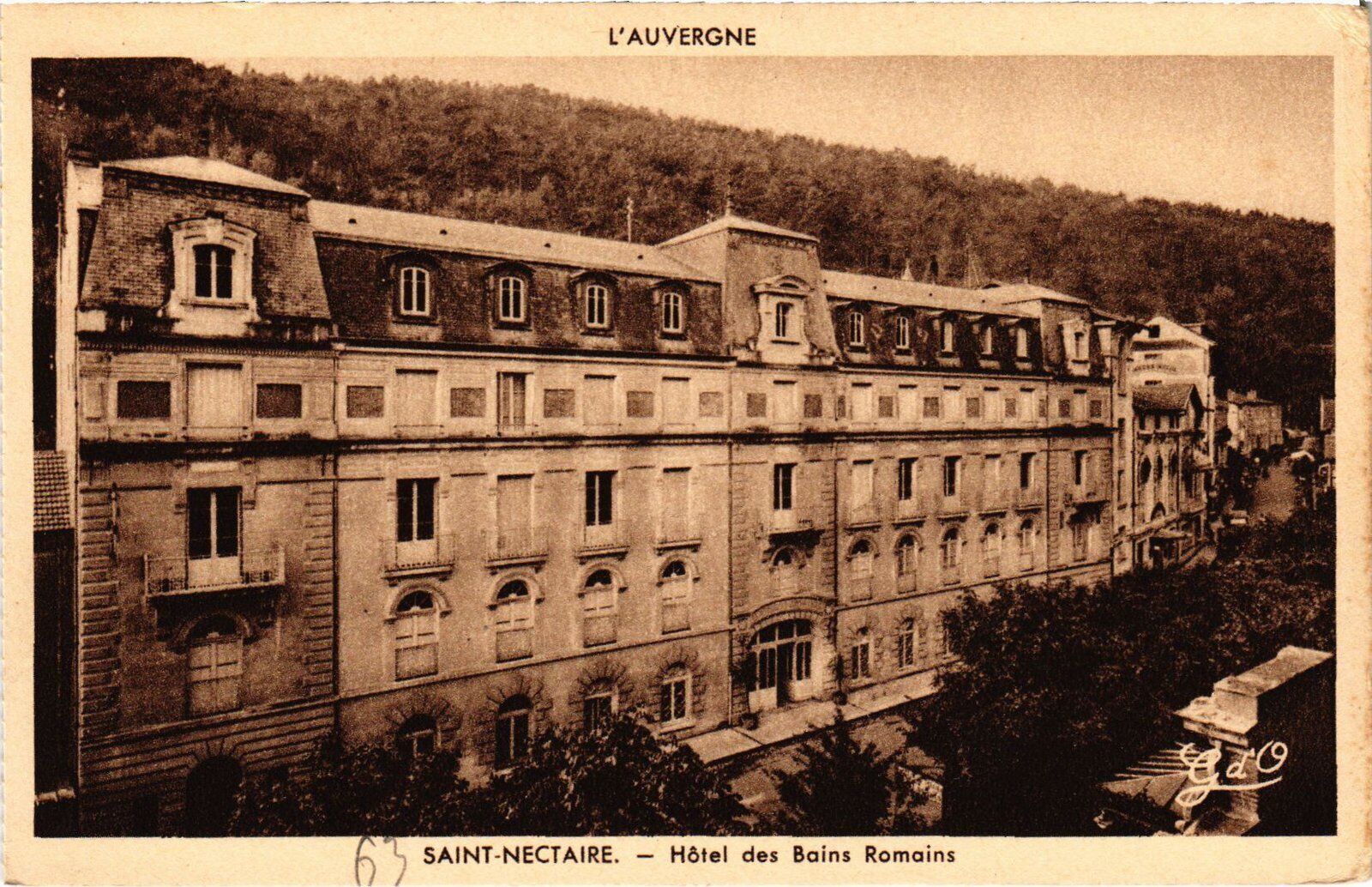 CPA Saint-Nectaire Hotel des Bains Romains FRANCE (1303521)