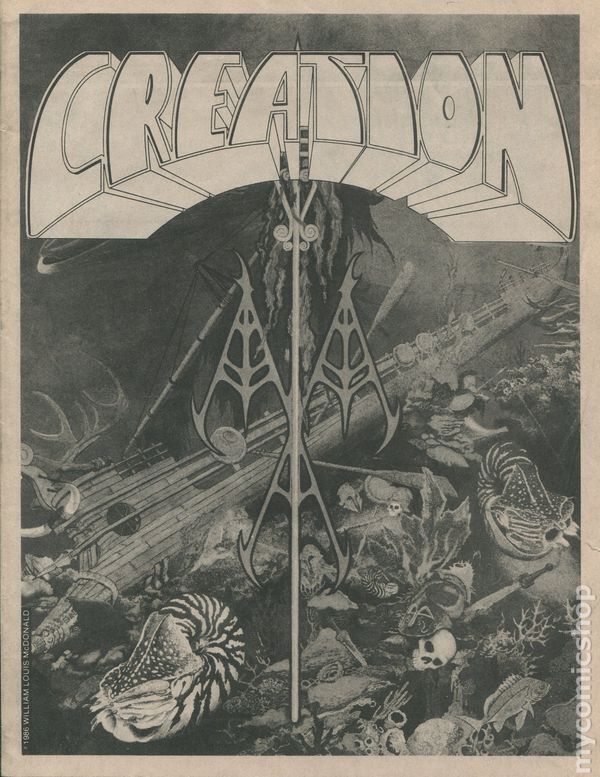 Creation Conventions Program 1986 VG/FN 5.0 Stock Image Low Grade