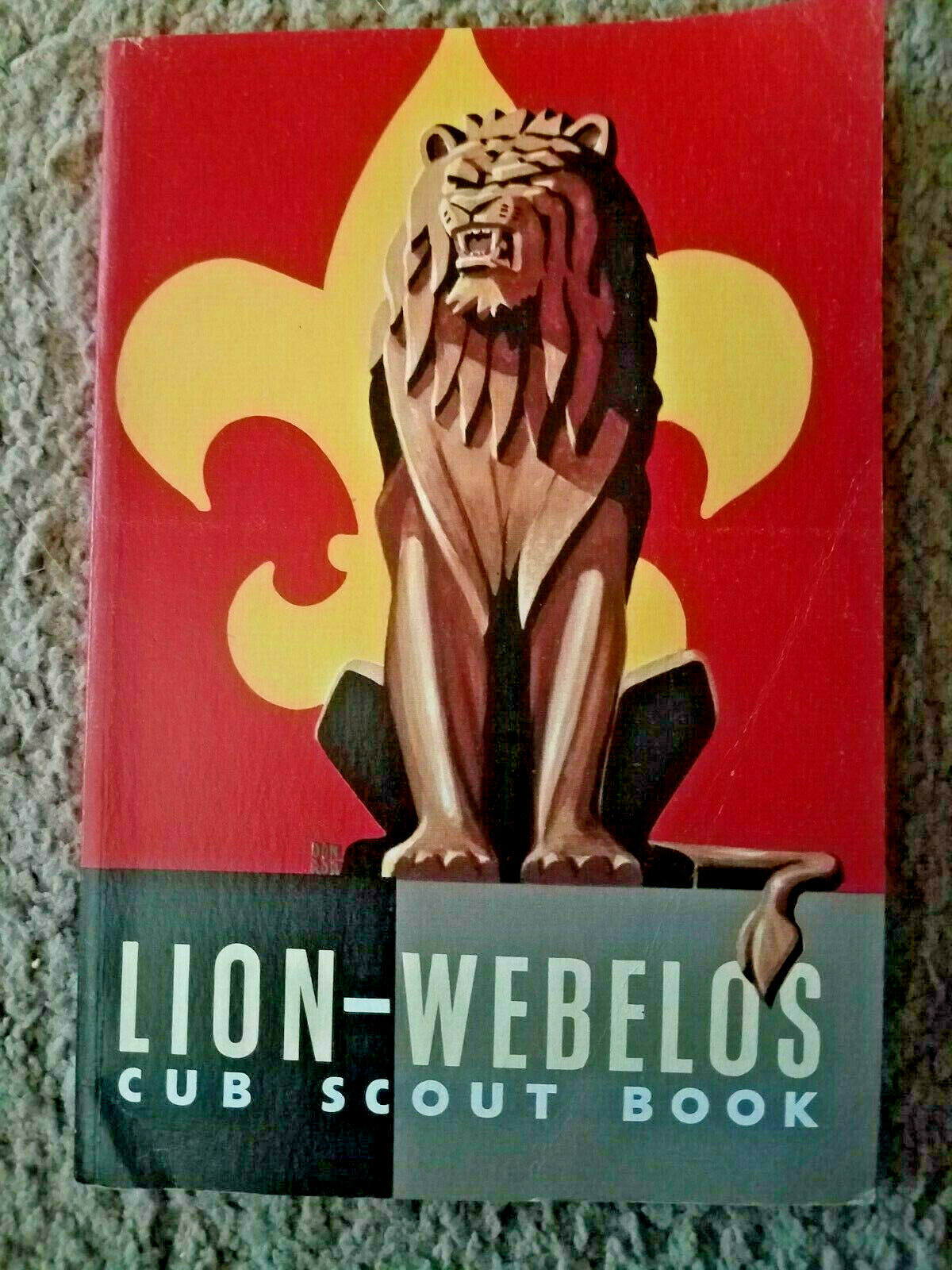 Cub Scout Book Lion - Webelos Collectible Copyright 1954 Ca. 1965 