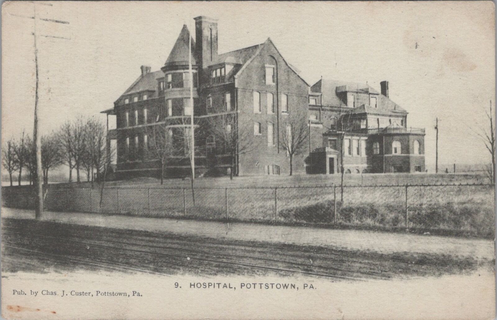 Postcard Hospital Pottstown PA 