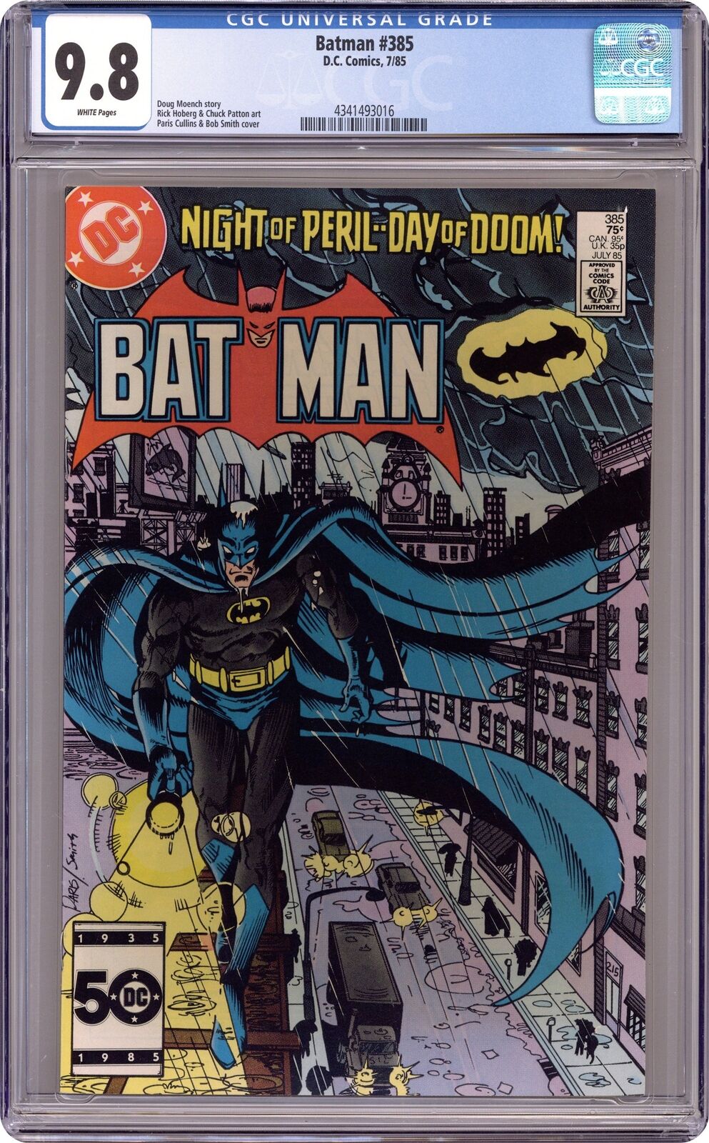 Batman #385 CGC 9.8 1985 4341493016