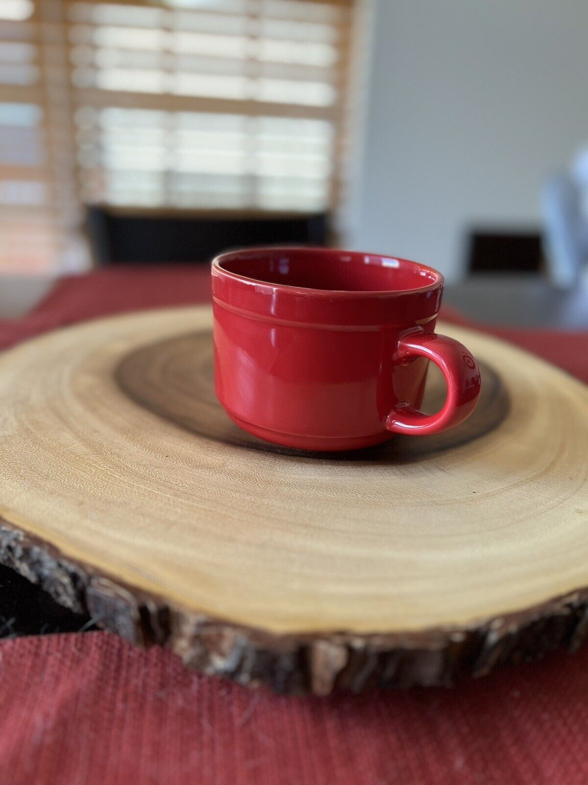 ROYAL NORFOLK Red Large Coffee/Tea/Soup Mug Bowl