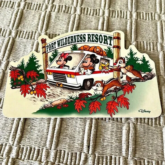 Walt Disney World Vintage Fort Wilderness Resort Postcard