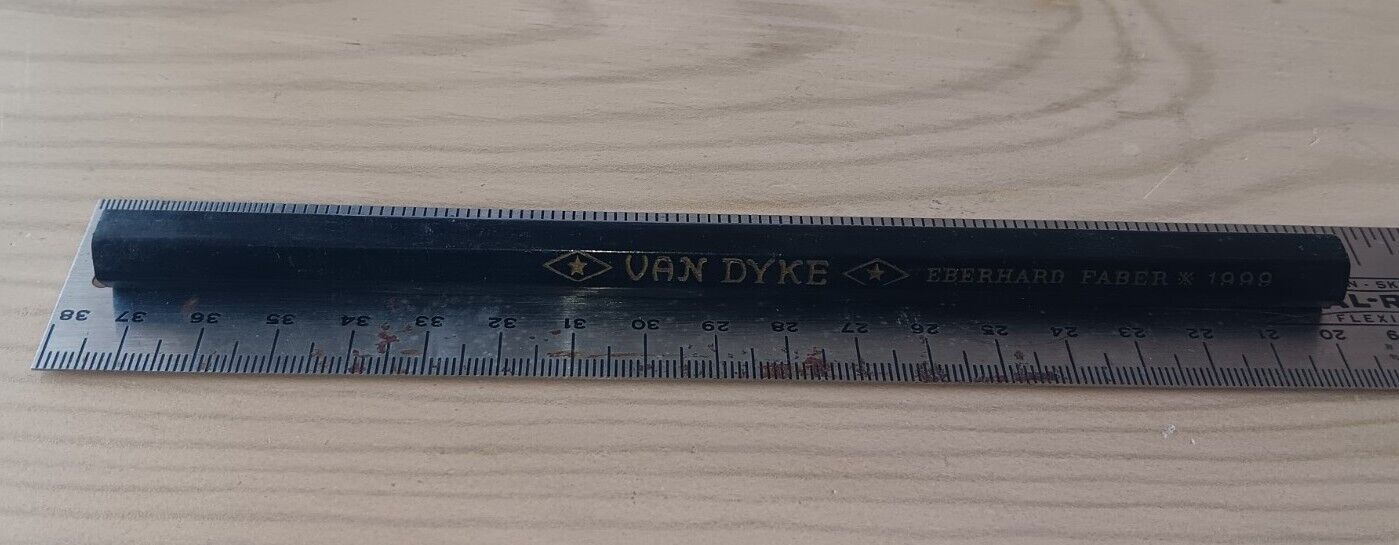 Vintage Eberhard Faber Van Dyke Pencil 1999 VHTF Unsharpened  Bigger Only One