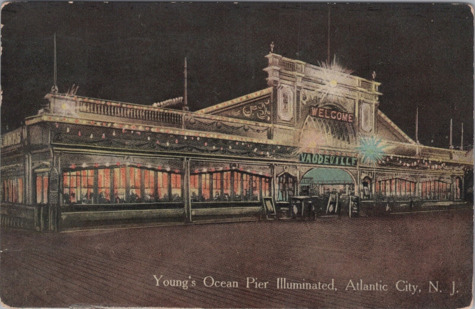 1914 Atlantic City, New Jersey Postcard \