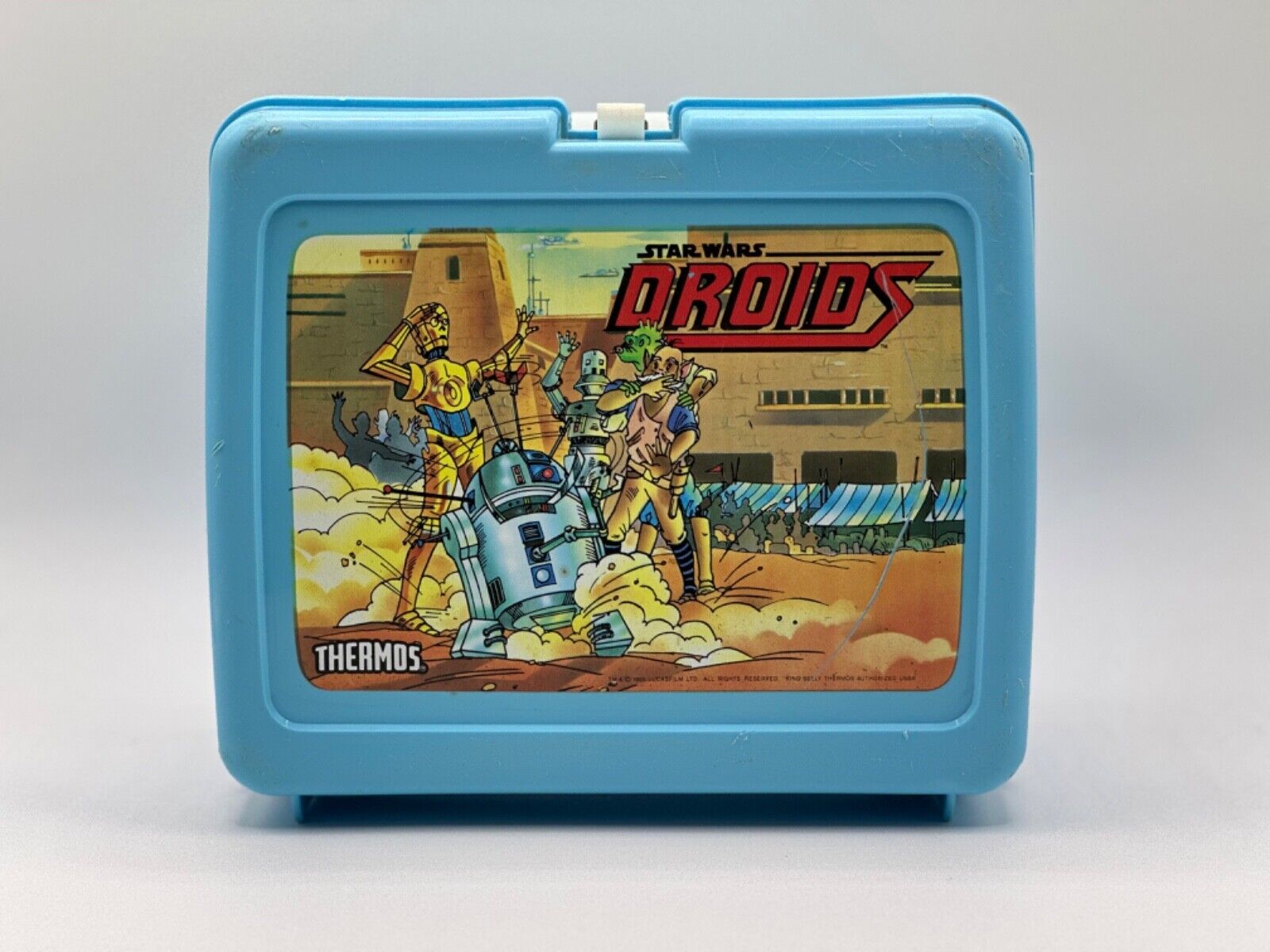 Vintage 1985 Star Wars Droids Lunch Box (No Thermos) C3P0 R2D2 Collectible Rare