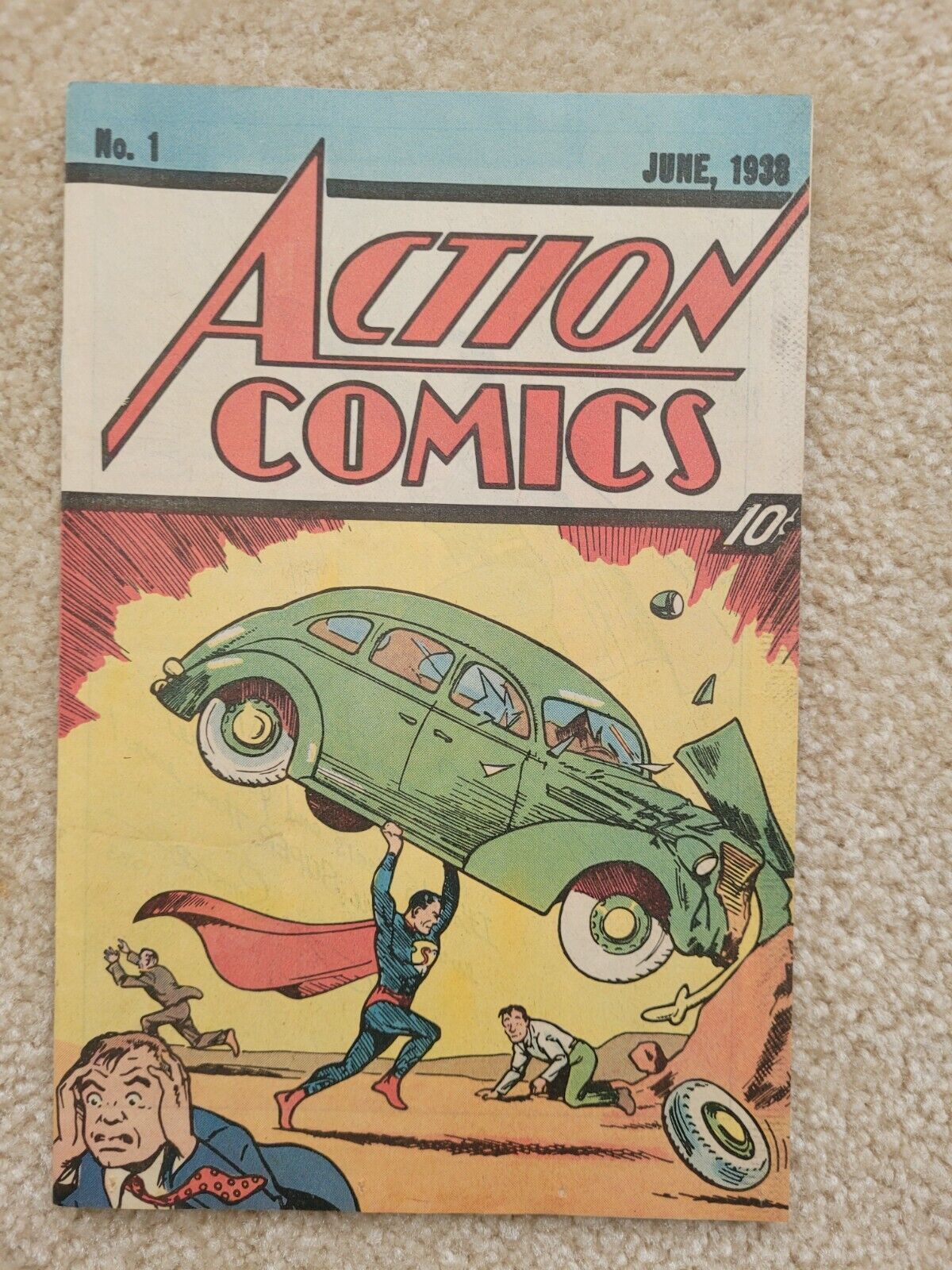 DC Action Comics Superman No. 1 June, 1938 Reprint