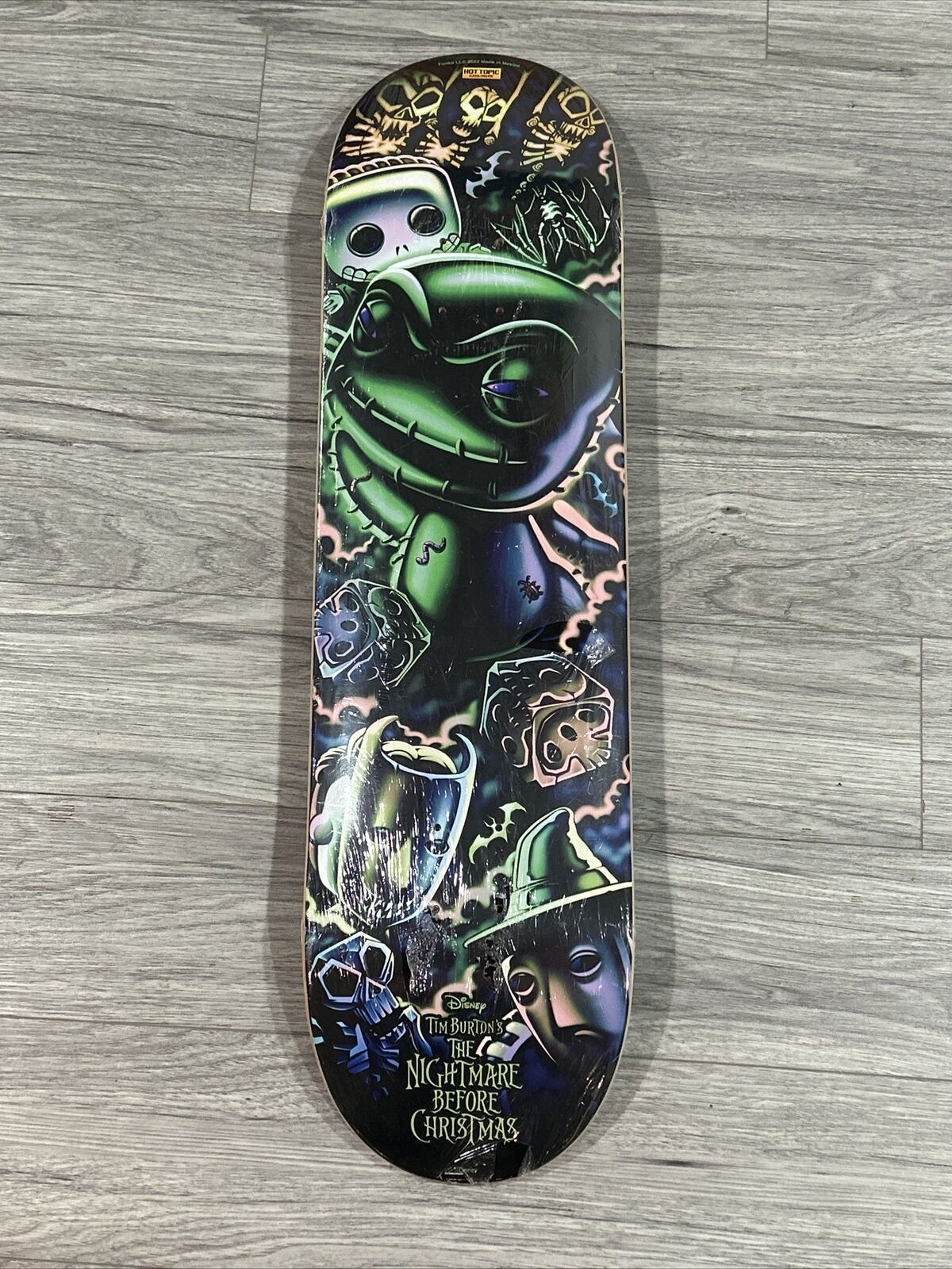 NIGHTMARE BEFORE CHRISTMAS FUNKO SKATE BOARD Deck Hot Topic Exclusive BRAND NEW