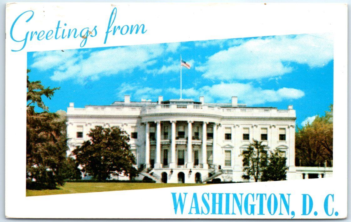 Postcard - The White House - Greetings from Washington, District of Columbia