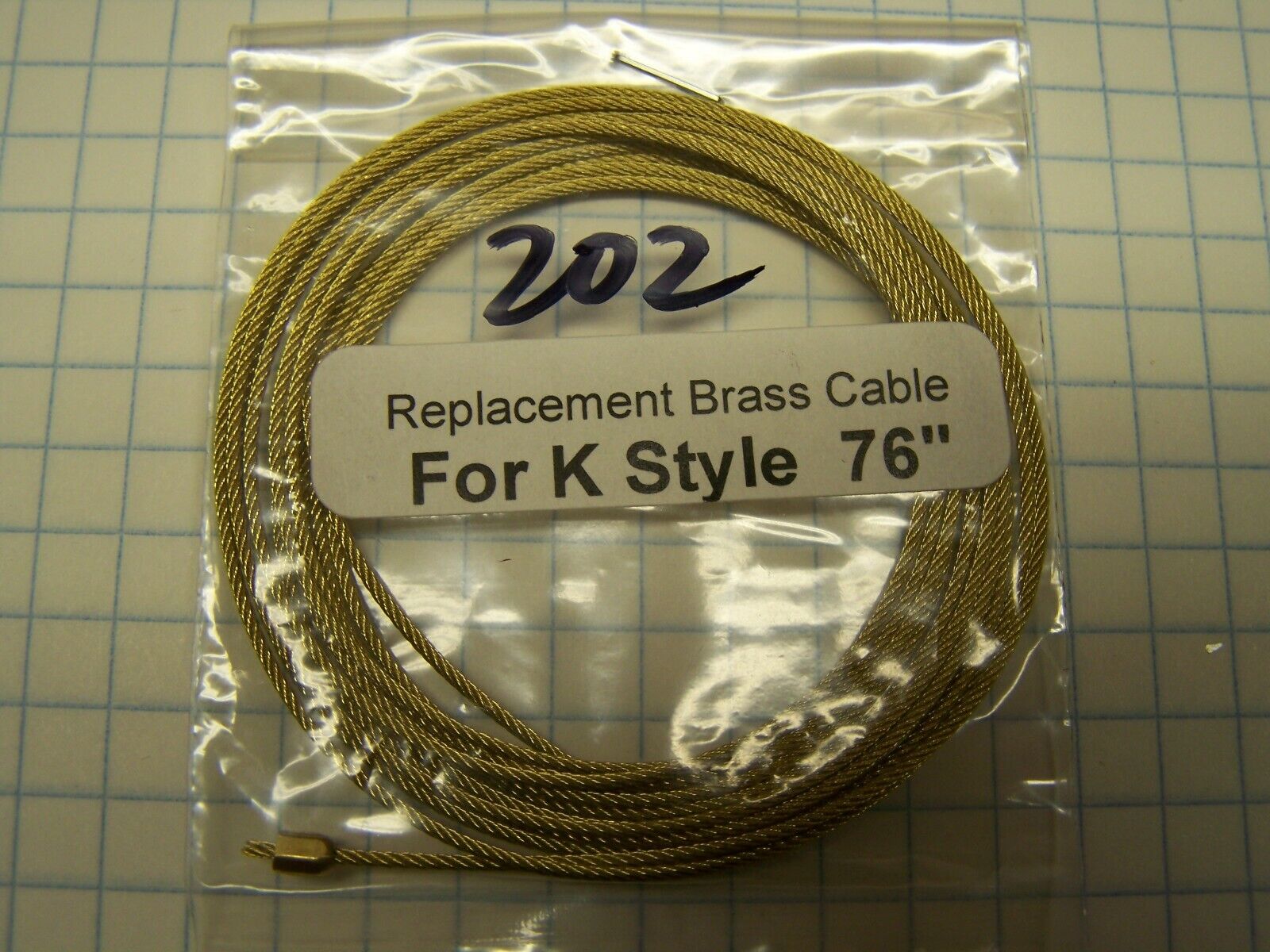 Kieninger brass cable with attached ends 76\
