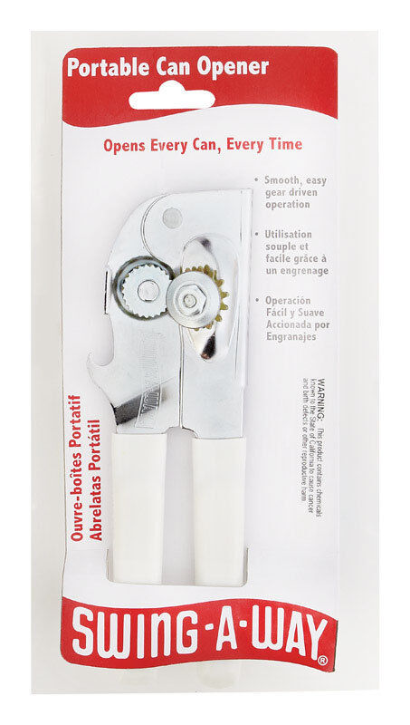 Swing-A-Way Portable Can Opener, White, 7\