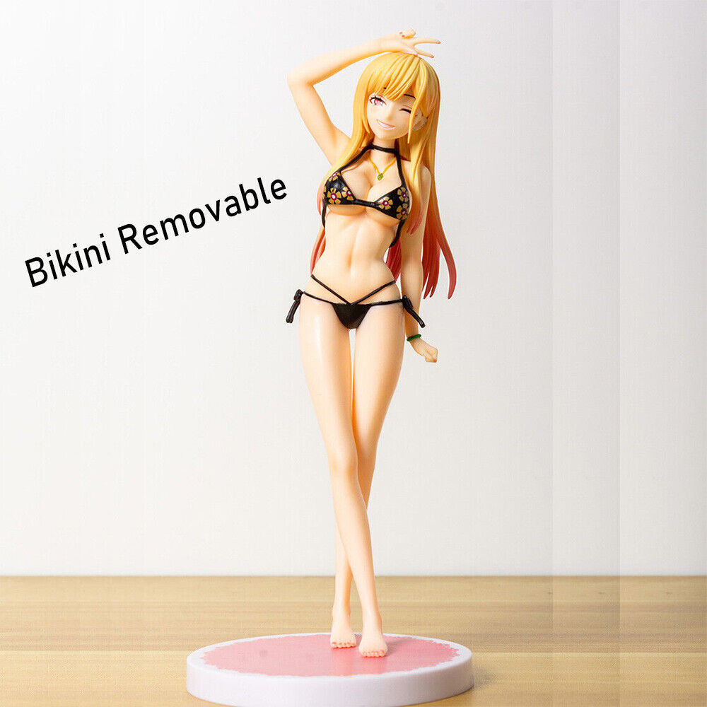 Anime My Dress-Up Darling Kitagawa Marin 23cm Bikini Sexy Girl Figure Toy Model