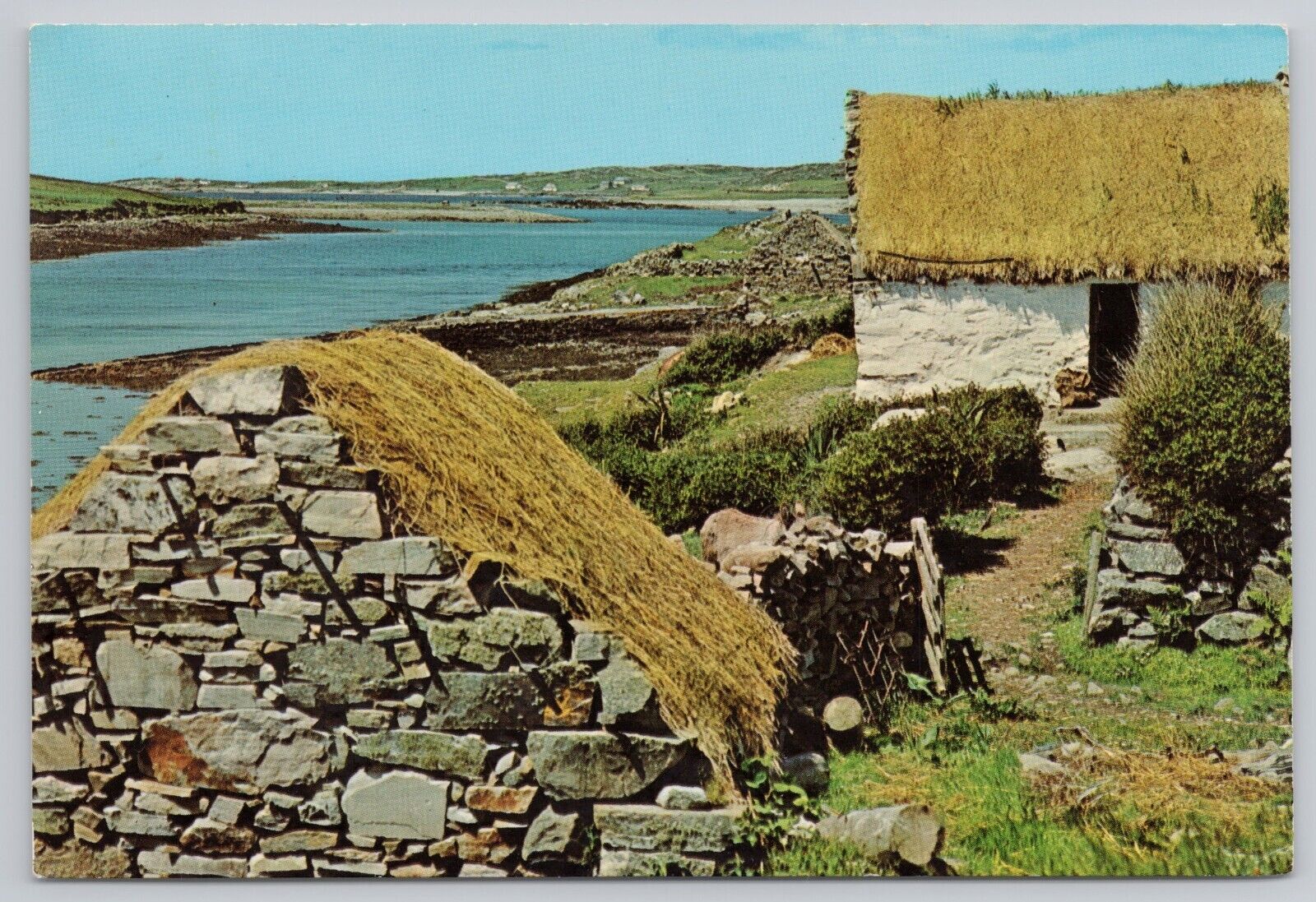 Connemara County Galway Ireland, Clifden Bay at Belleek, Vintage Postcard