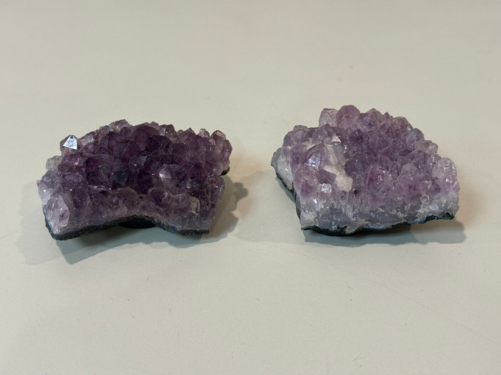 A Pair of Beautiful Vintage Amethyst Cluster Magnet