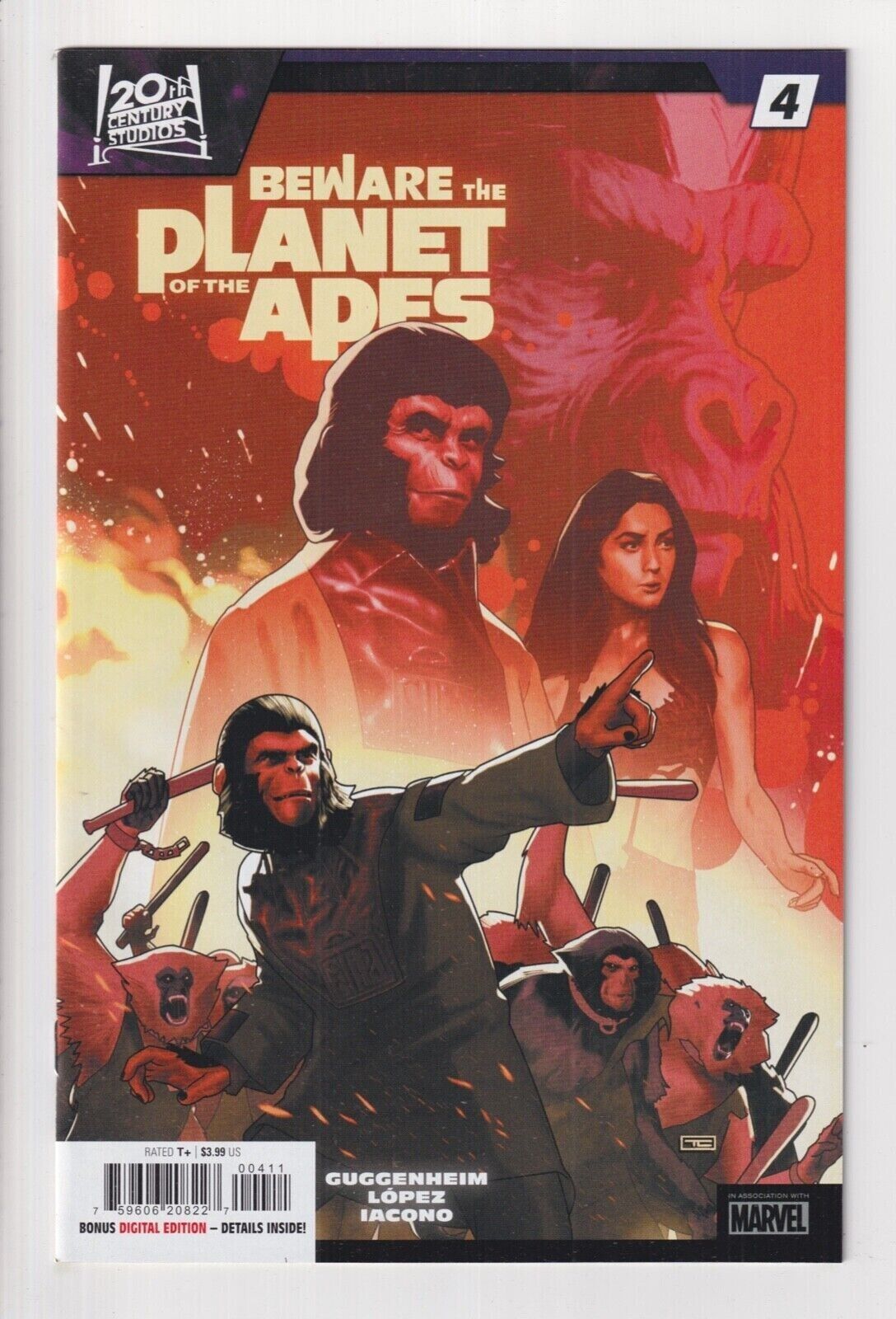 BEWARE THE PLANET OF THE APES #4 NM 2024 Marvel comics A-Z single