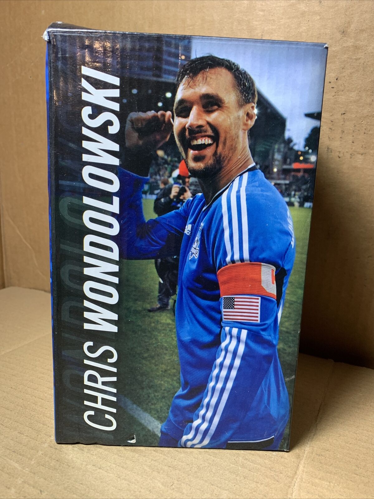 Vtg Chris Wondolowski Earthquakes Bobblehead #8 MLS Soccer San Jose QUAKES BOX