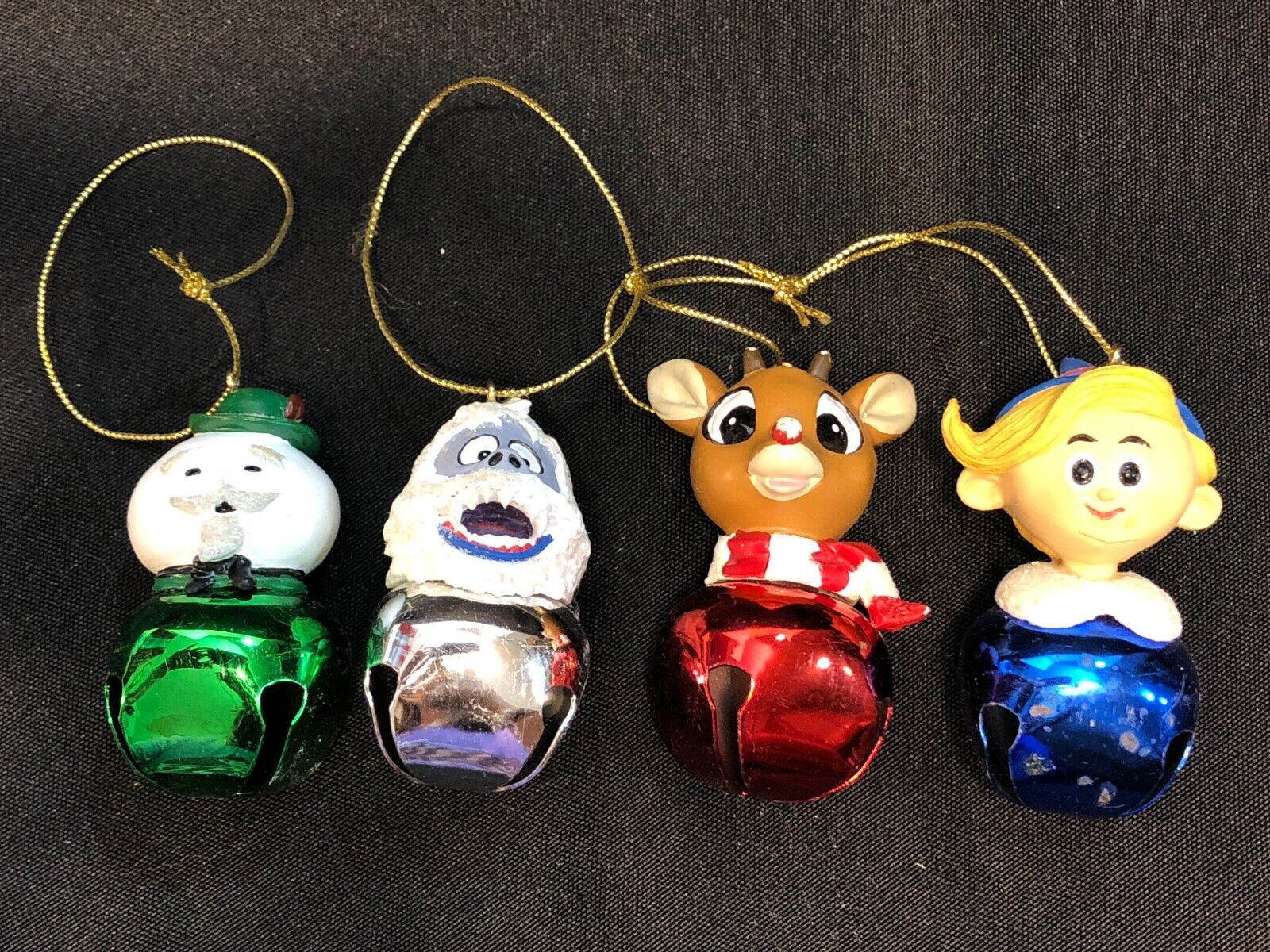 Roman Rudolph Reindeer & Friends Mini Jingle Buddies Christmas Ornaments 4-Pcs