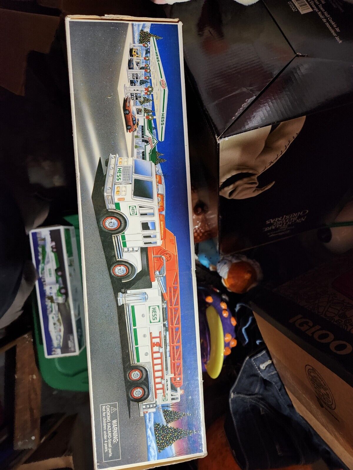 2000 Hess Fire Truck Hook And Ladder Brand New In Original Box