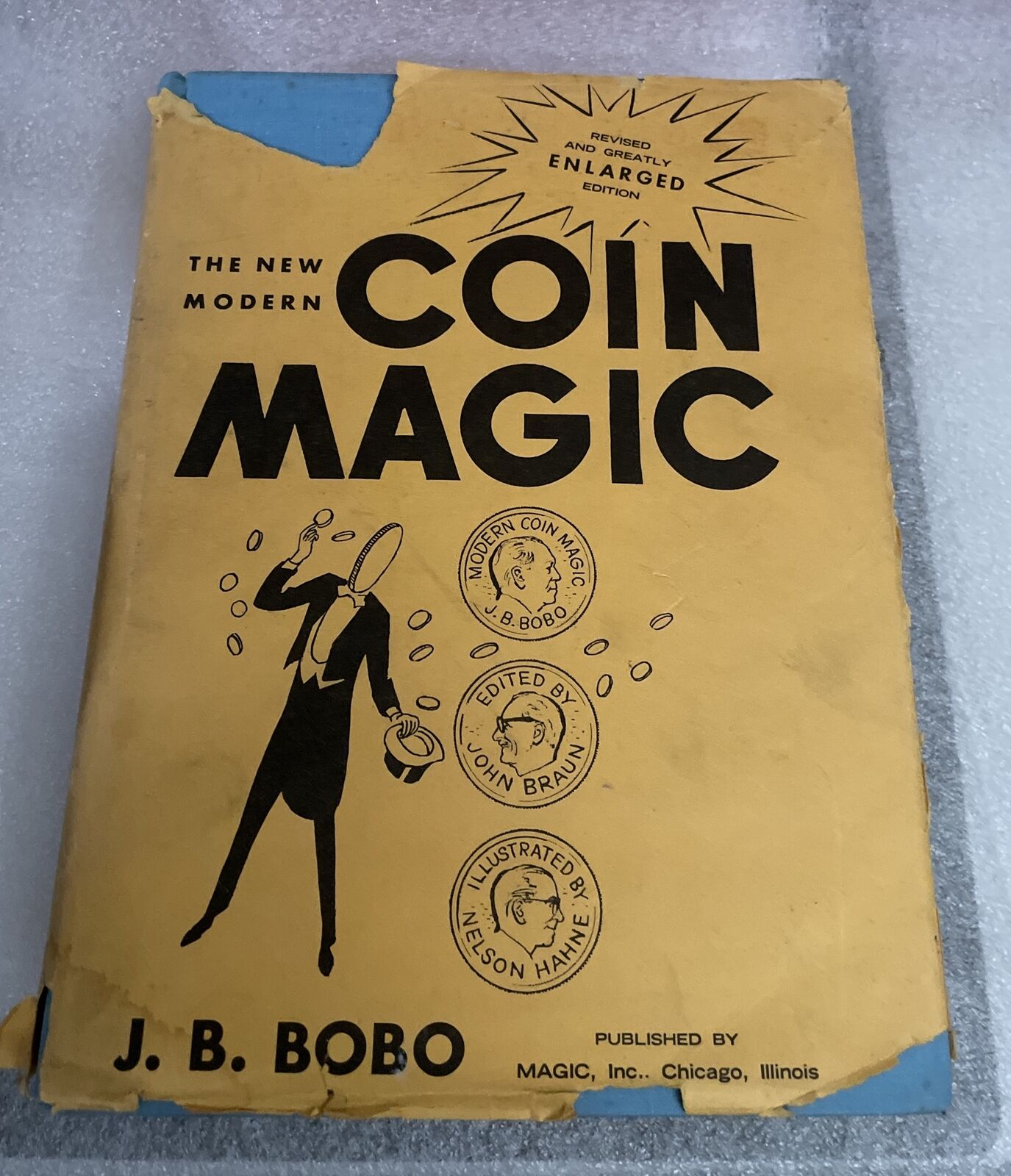 The New Modern Coin Magic J.B. BOBO 1980 HC/DJ