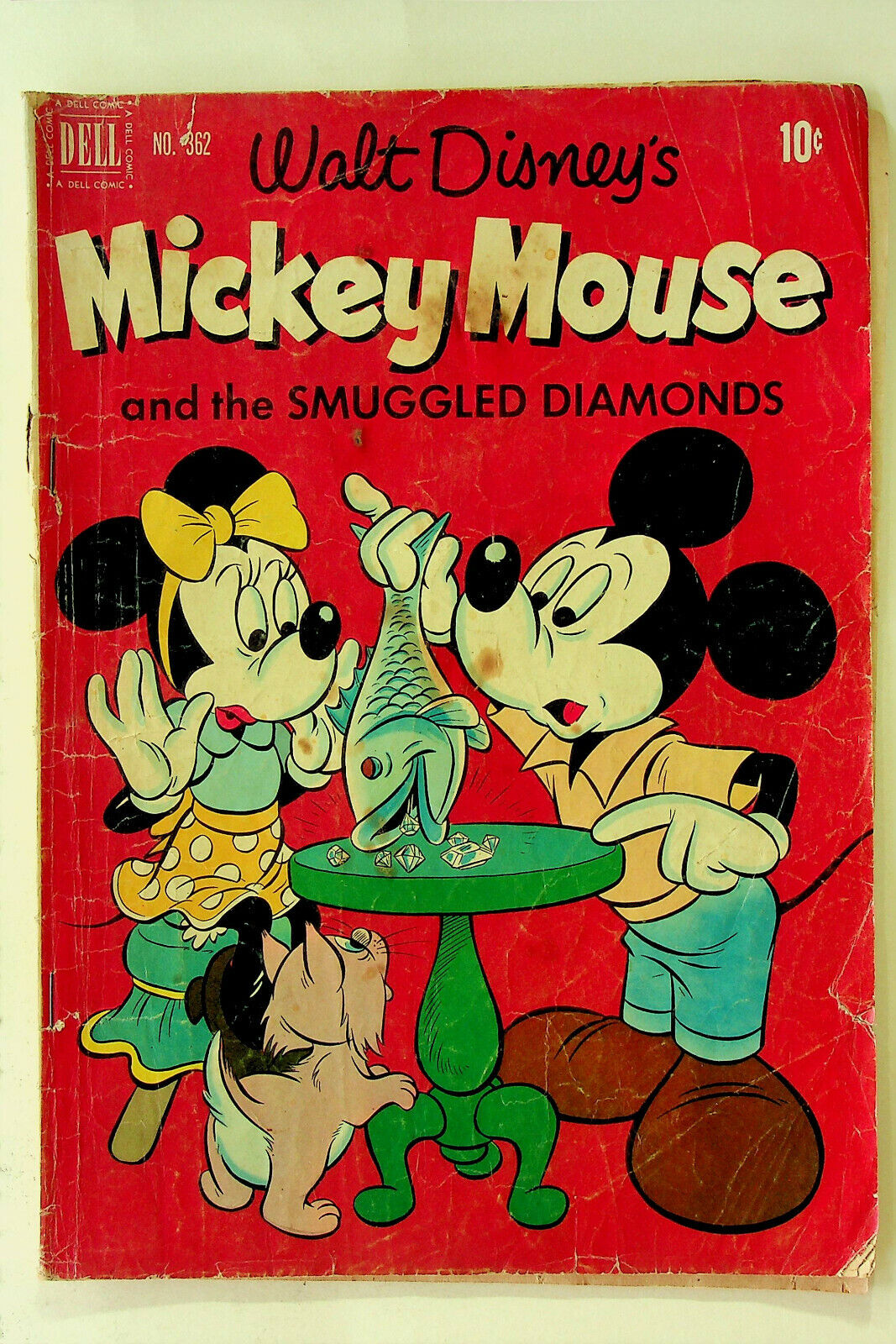 Four Color #362 - Walt Disney\'s Mickey Mouse (Dec 1951-Jan, 1952, Dell) - Good-