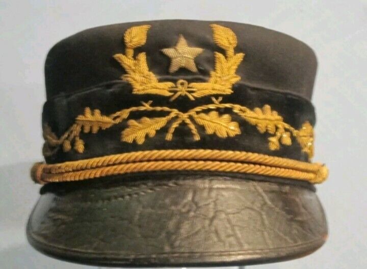 1895 GENERAL OFFICER’S GARRISON CAP-PRE 1902 Transitional 2 hats set