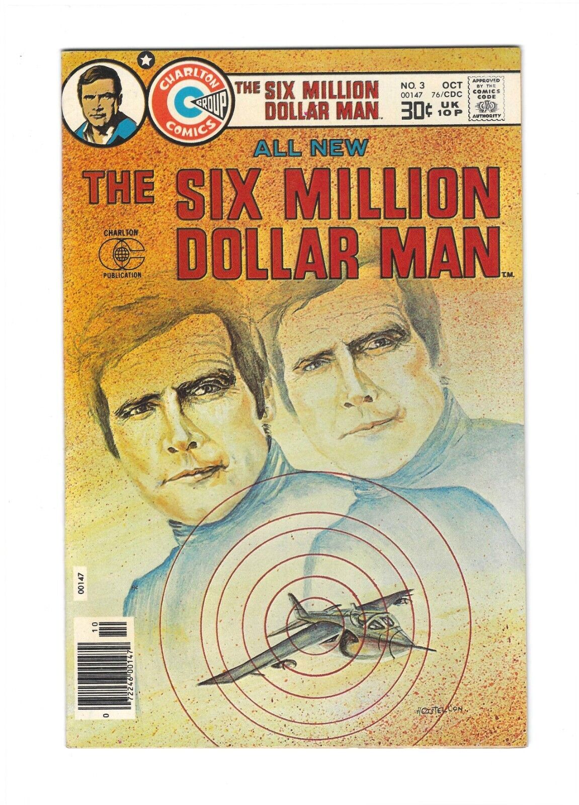 The Six Million Dollar Man #3: Dry Cleaned: Pressed: Bagged: Boarded: VF 8.0