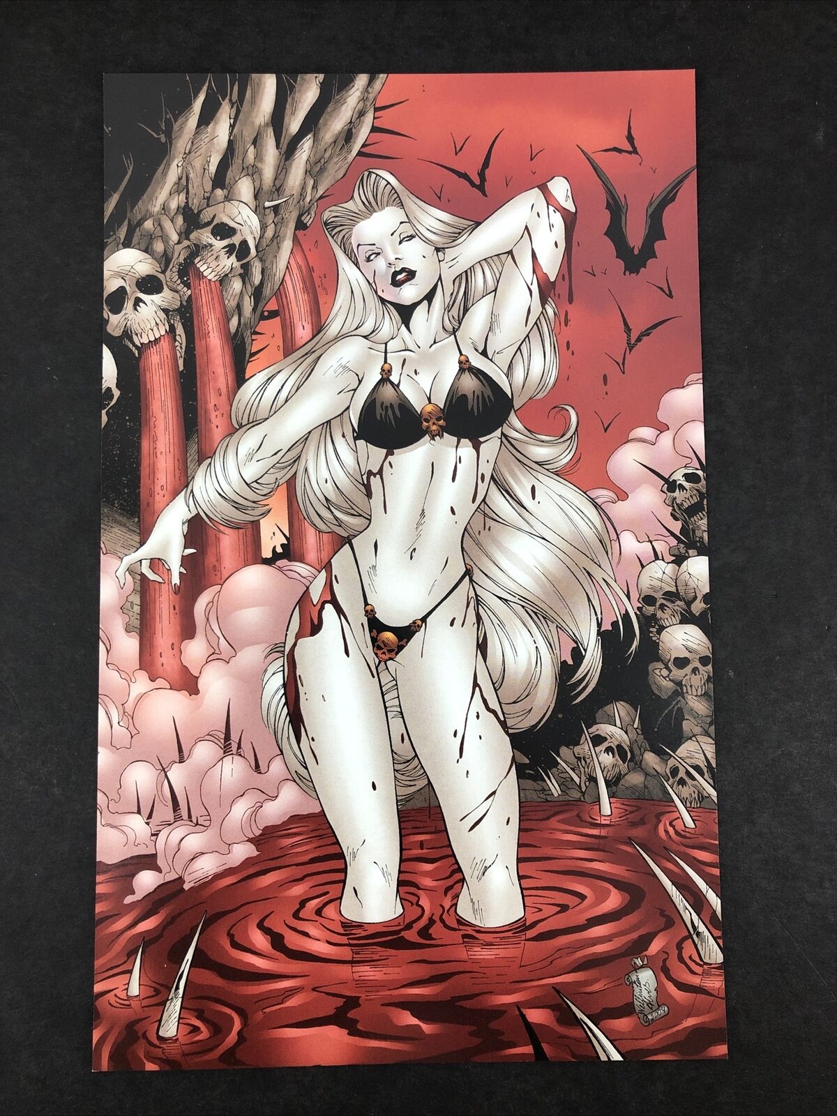 Brian Polido’s Lady Death - Avatar Comics Mini Poster 6.5x10 Wellington Alves