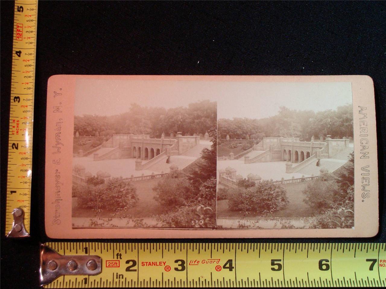 b063, American Views, #550, The Terrace, Central Park, New York City, NY, 1880\'s