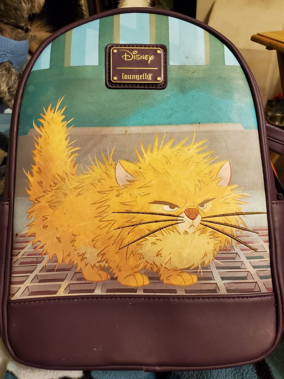 Loungefly Disney Oliver & Company  Mini Backpack Plus Dvd and Wallet
