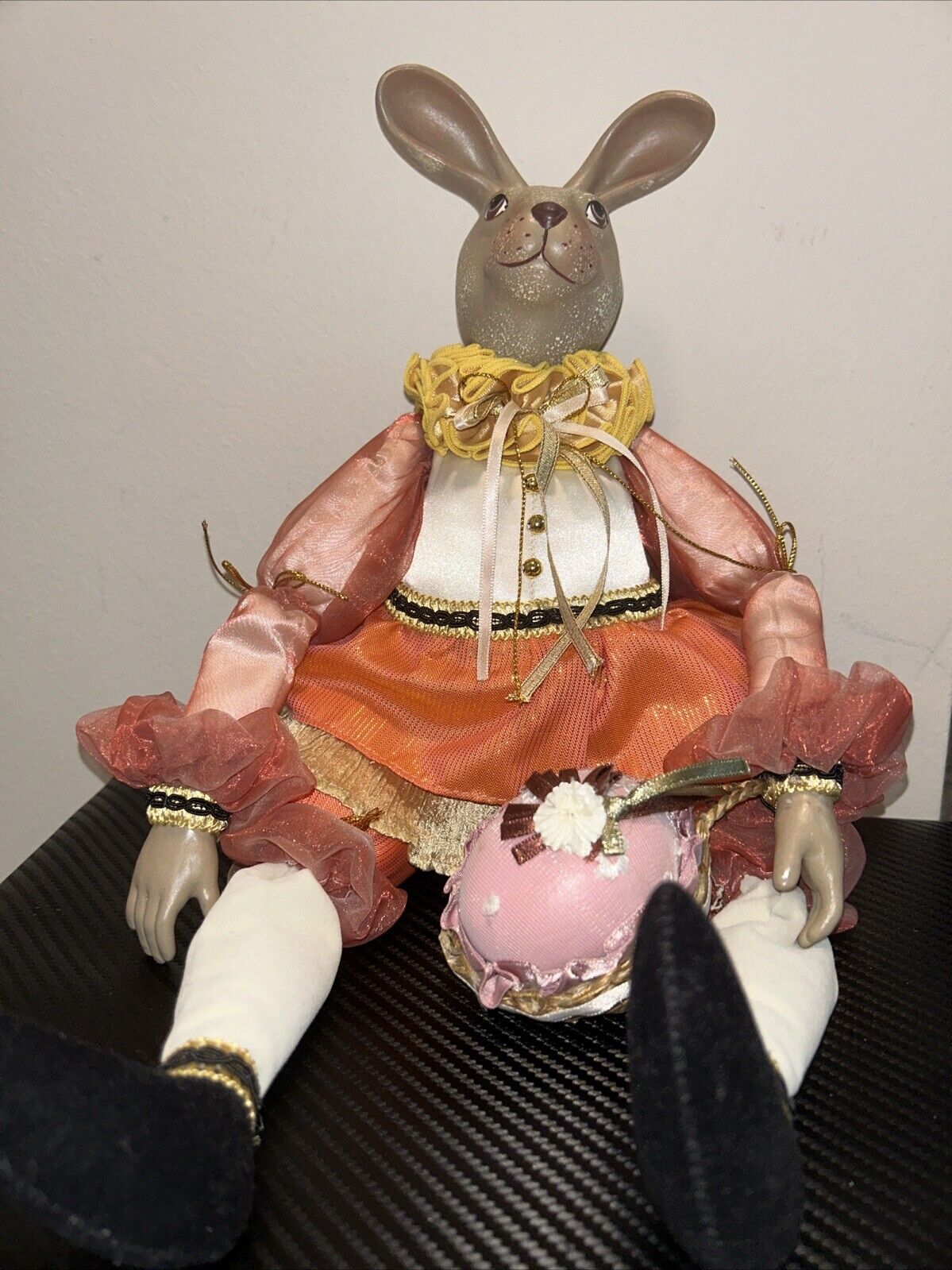 Vintage Katherine’s Collection Easter Bunny Rabbit Doll By Wayne Kleski 19”