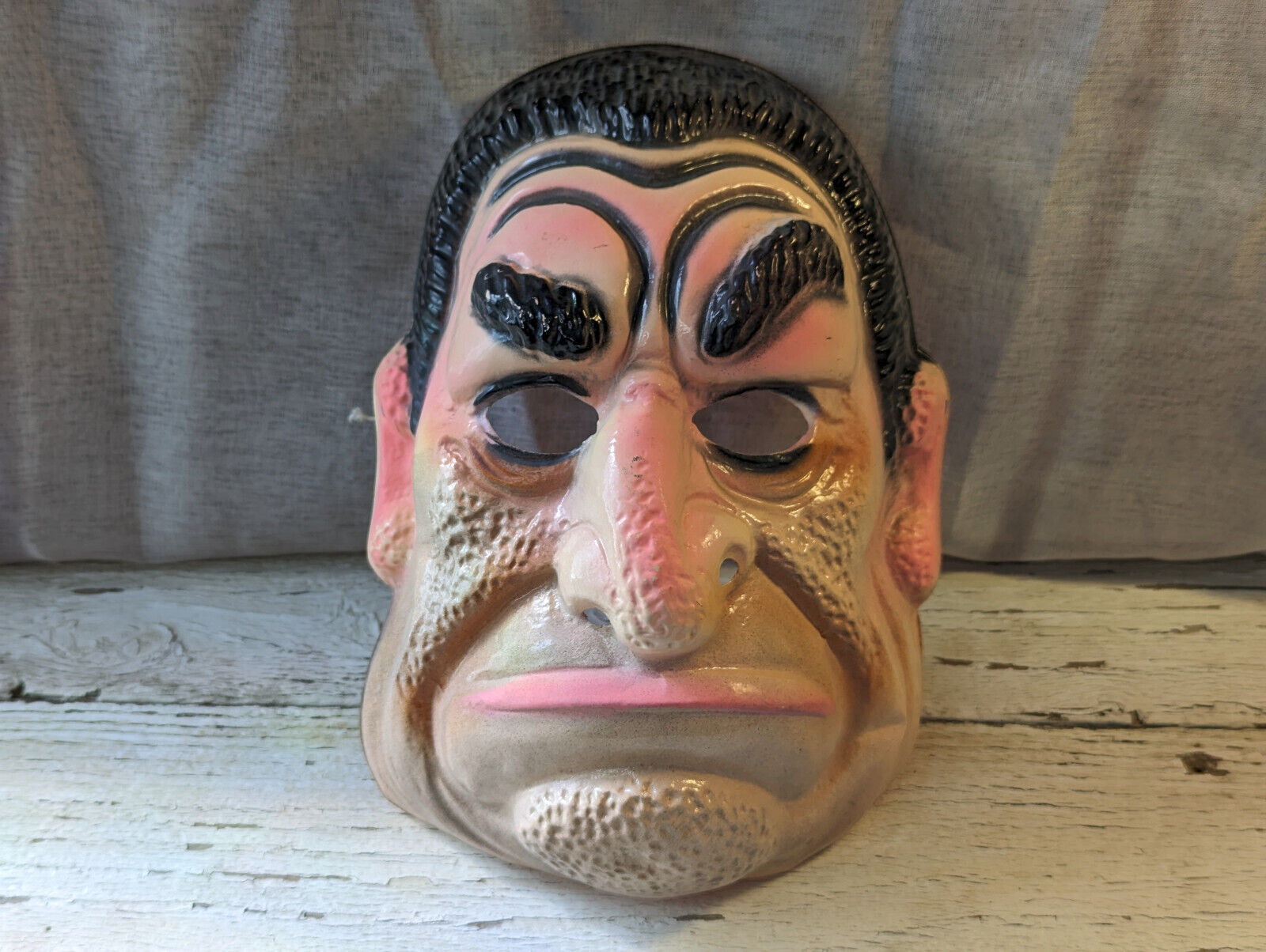Vintage Ben Cooper Mask with Original Tag - Mobster / Bank Robber / Nixon