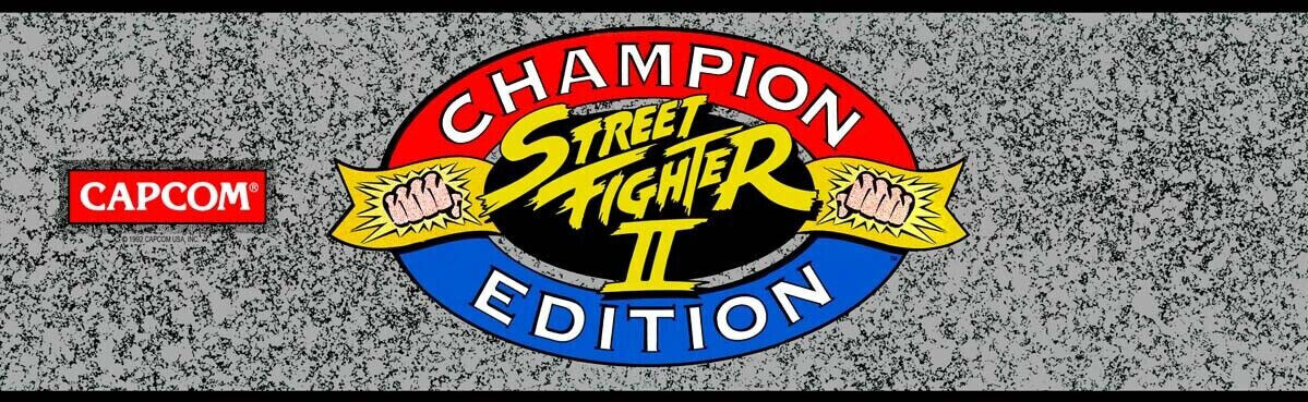 Street Fighter 2 (II) Champion Edition Arcade Marquee/Sign (26\