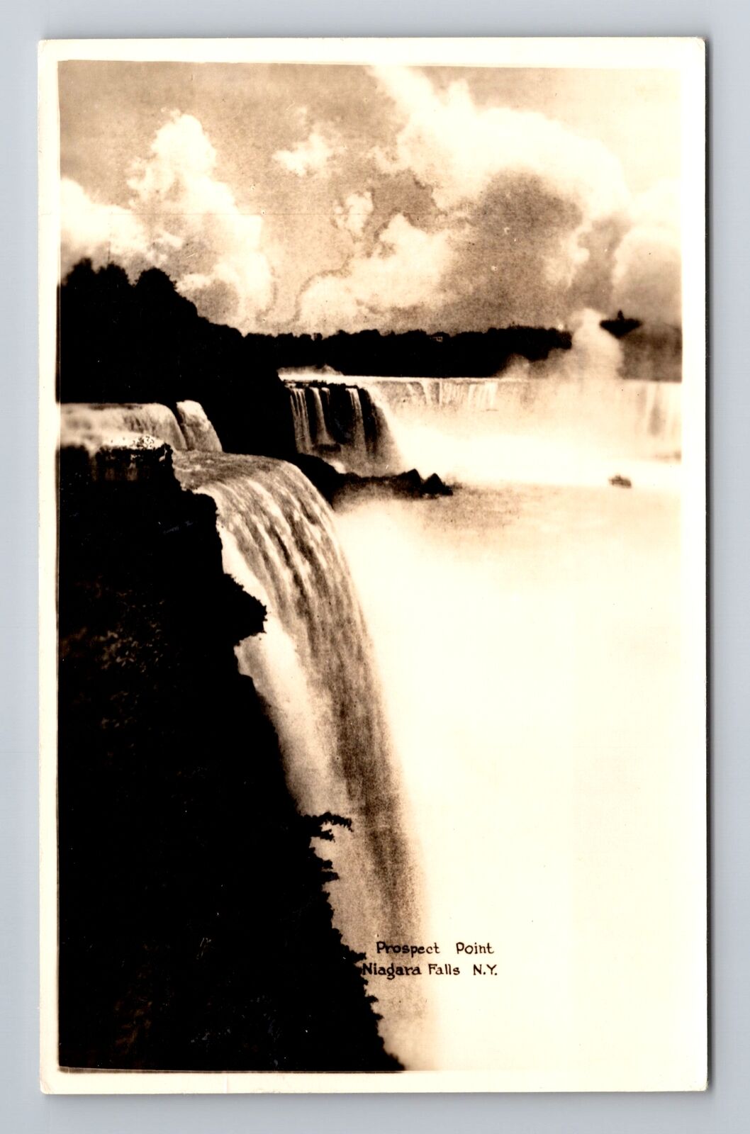 Niagara Falls NY-New York, Prospect Point, Antique, Vintage Souvenir Postcard