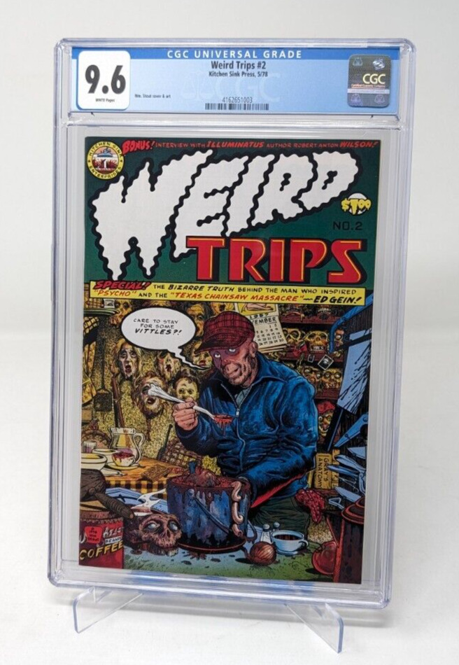 Weird Trips #2 CGC 9.6 Kitchen Sink Press 1976 Ed Gein