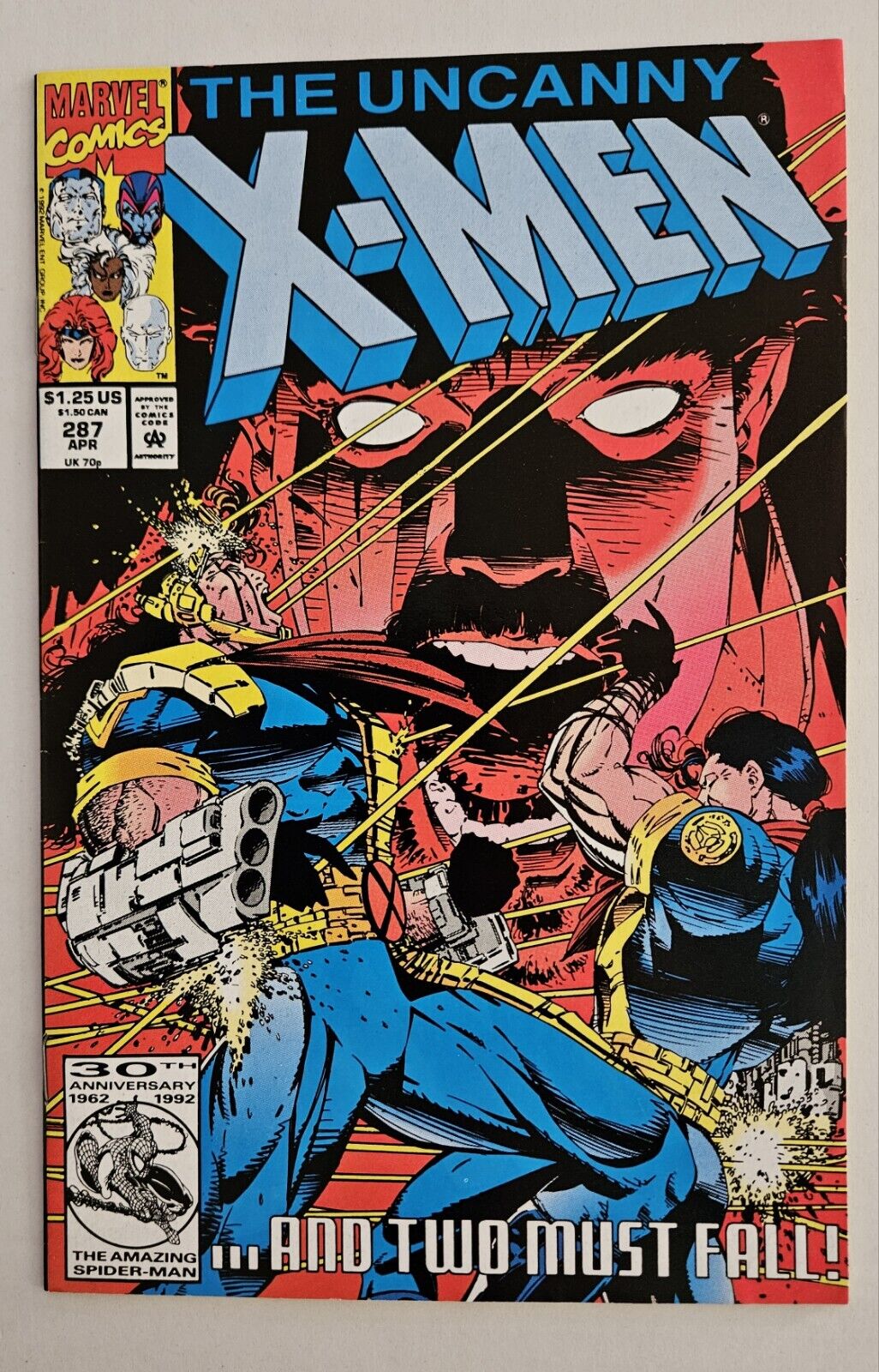 The Uncanny X-men #287 Origin Of Bishop /Bishop Joins The X-Men 