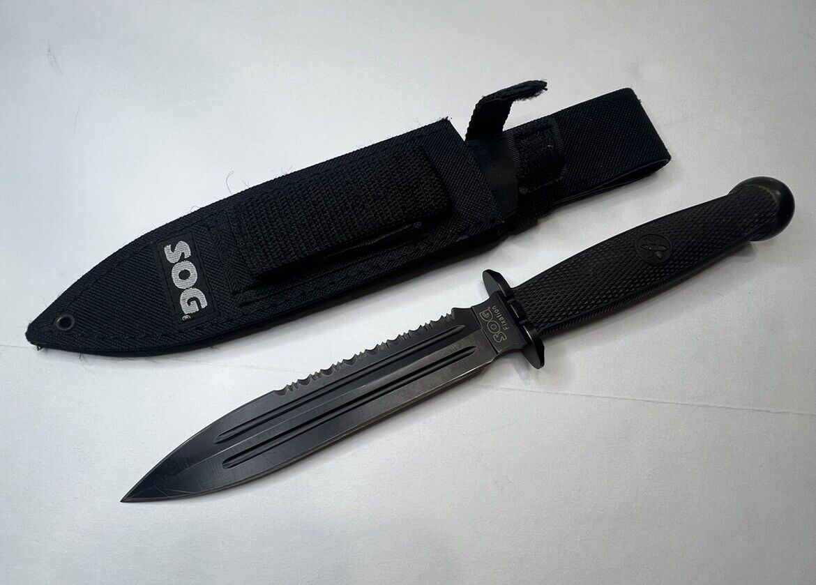 SOG Fusion Fixation Dagger ( FX- 10 ) Fixed Blade Knife